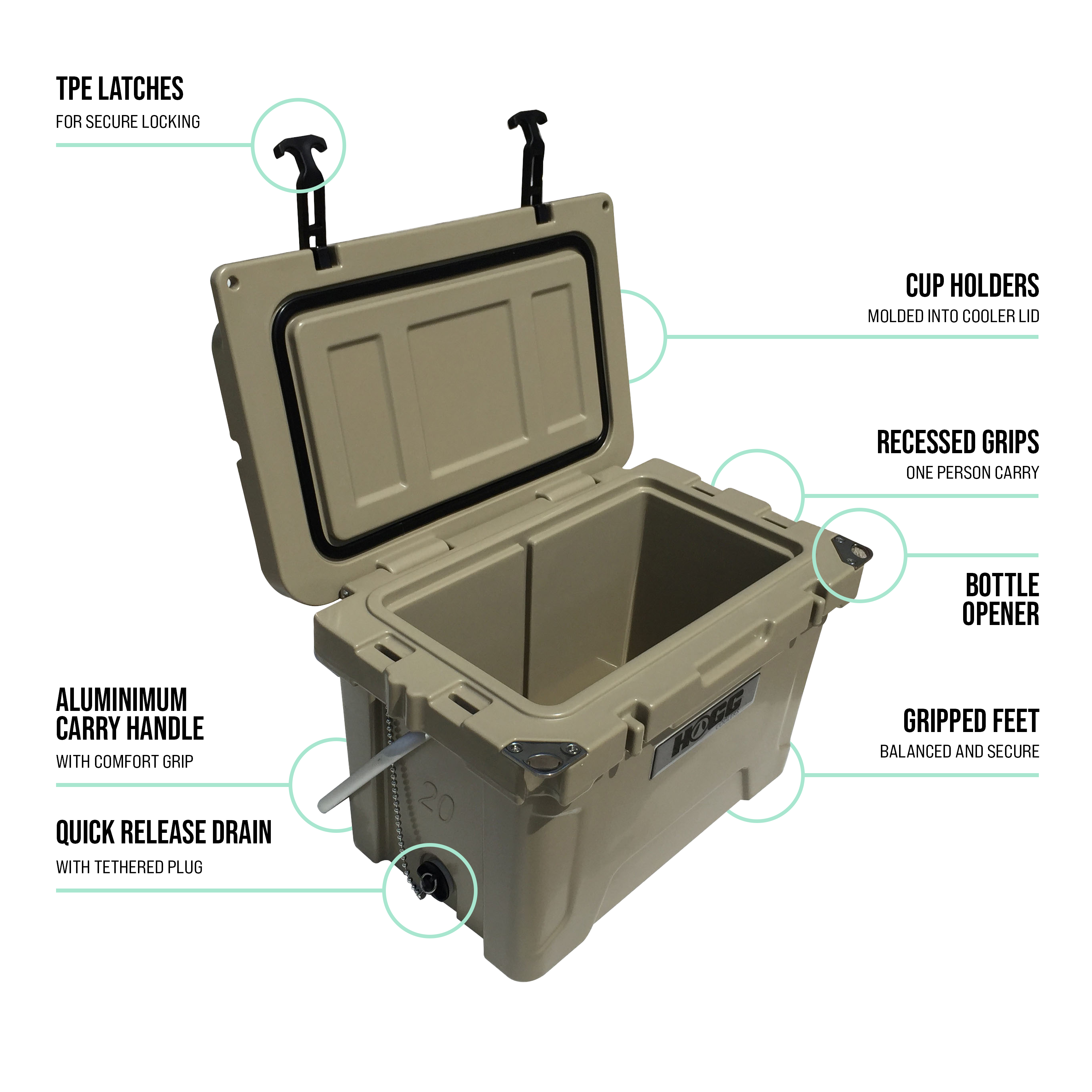 Hogg Outfitters - Wholesale Cooler/cooler bag - 20QT COOLER31