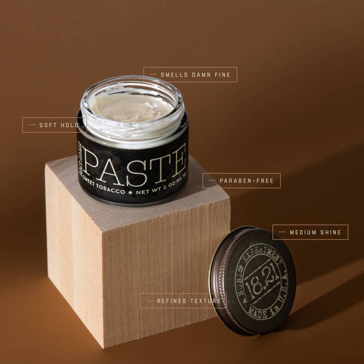 18.21 Man Made - Wholesale Hair Styling Gel/Mousse - Sweet Tobacco Paste