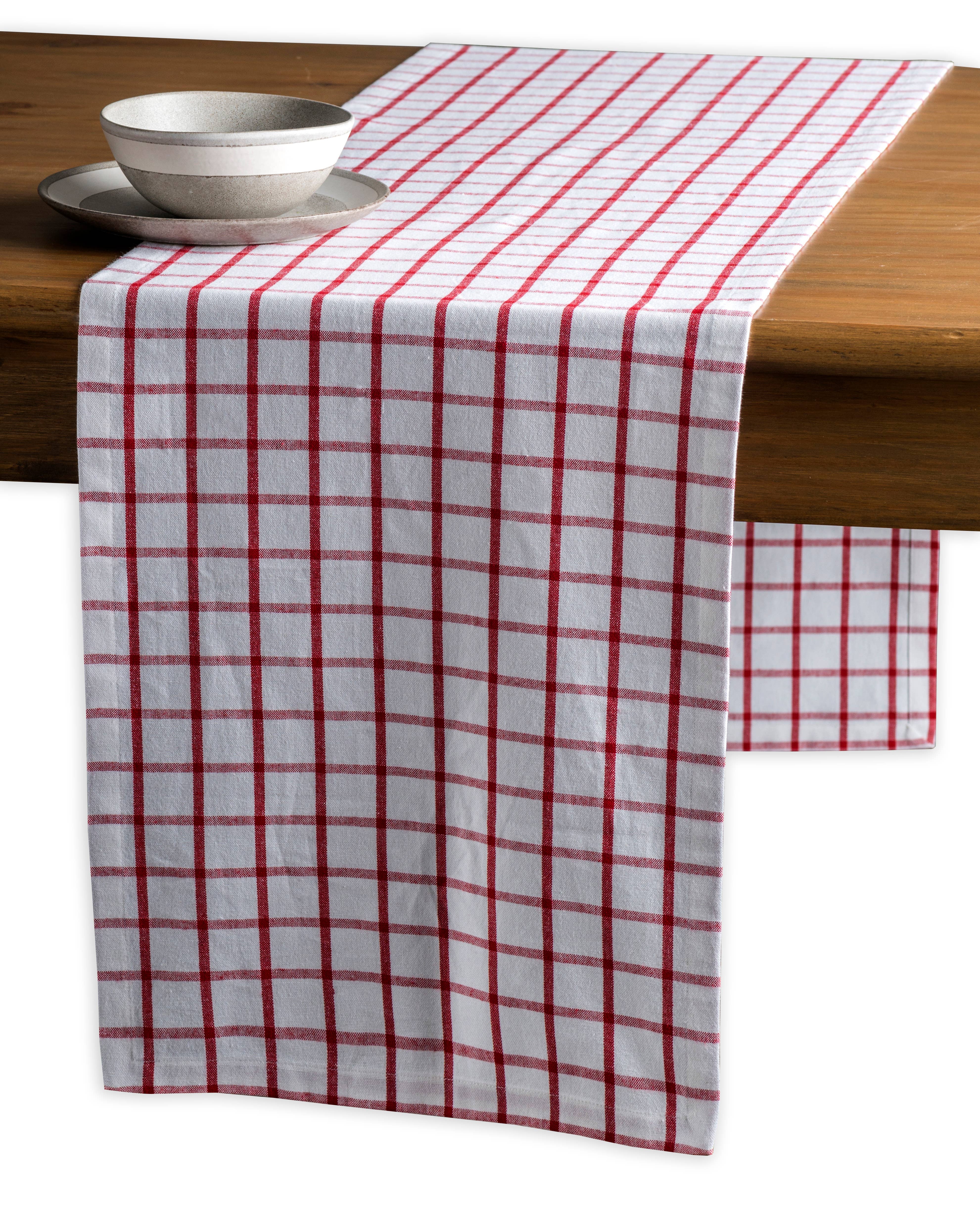 MDH - Yarn Dyed Checks - Wholesale Table Runner - Table Runner - Single Layer - Samba Zuid-Holland0