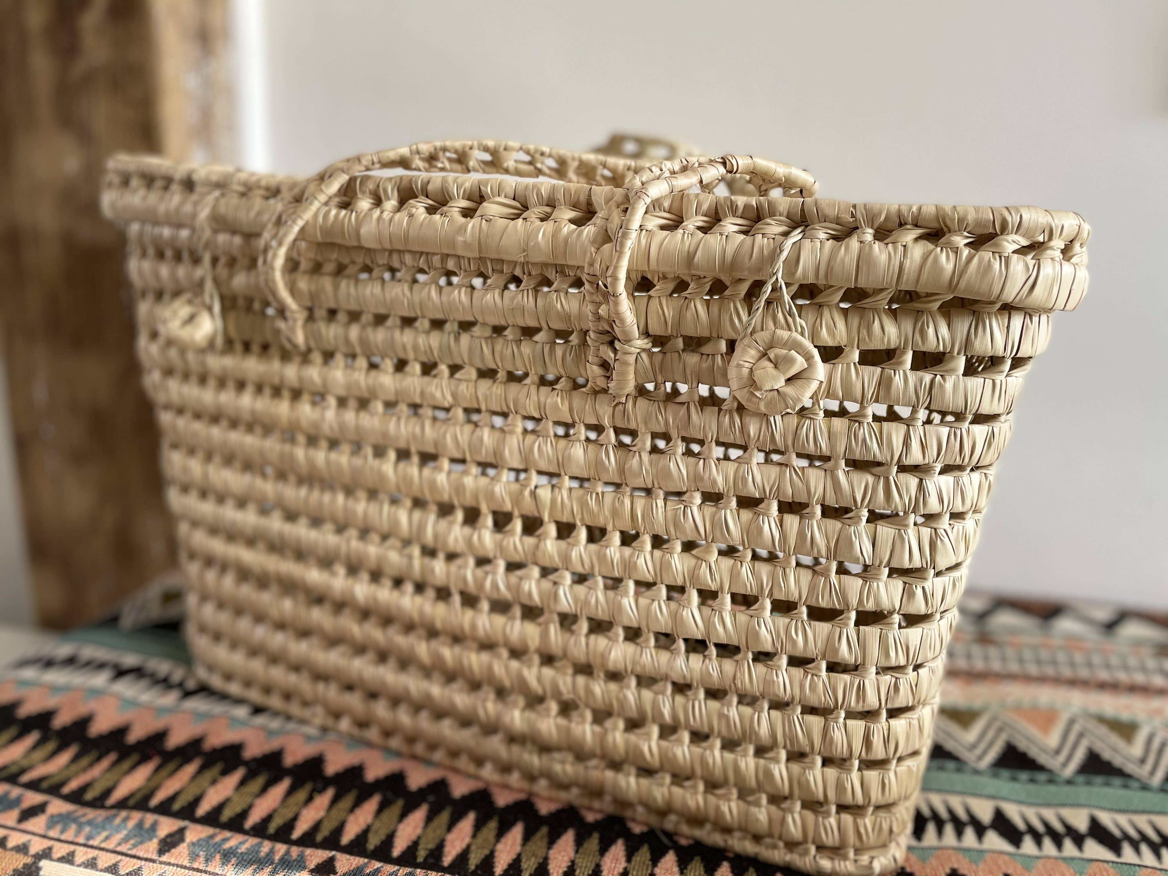 Tamegrouteshop - Wholesale Basket - Gevlochten marokkaanse mand2