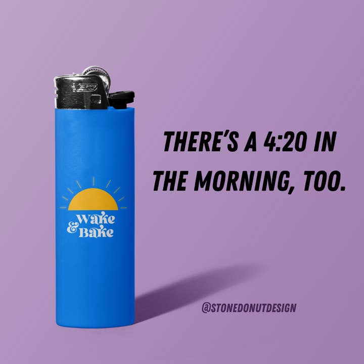 Stone Donut Design, LLC - Vendita all'ingrosso Accendini - Accendino Cannabis Wake & Bake
