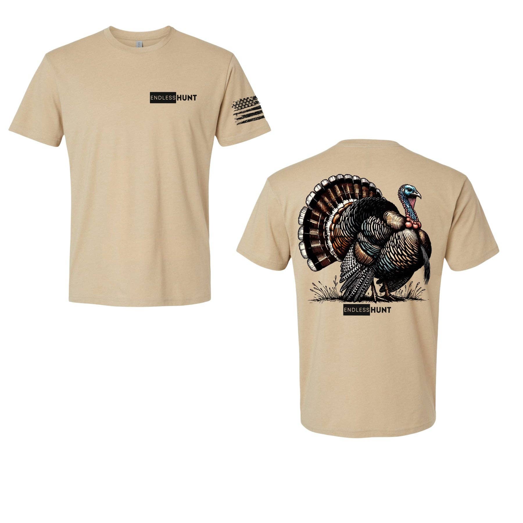 Endless Hunt - Wholesale Screen Printed T-Shirt - Men's - The Wild Strut Tee2