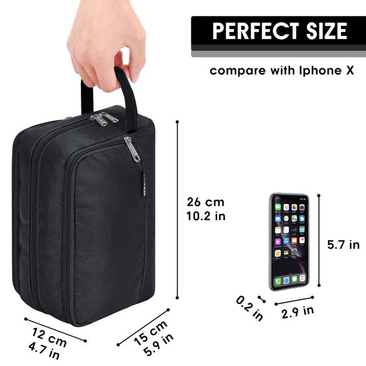 wandf - Wholesale Toiletry Bag - Unisex - Toiletry Bag Hanging Dopp Kit Water Resistant Shaving Bag50