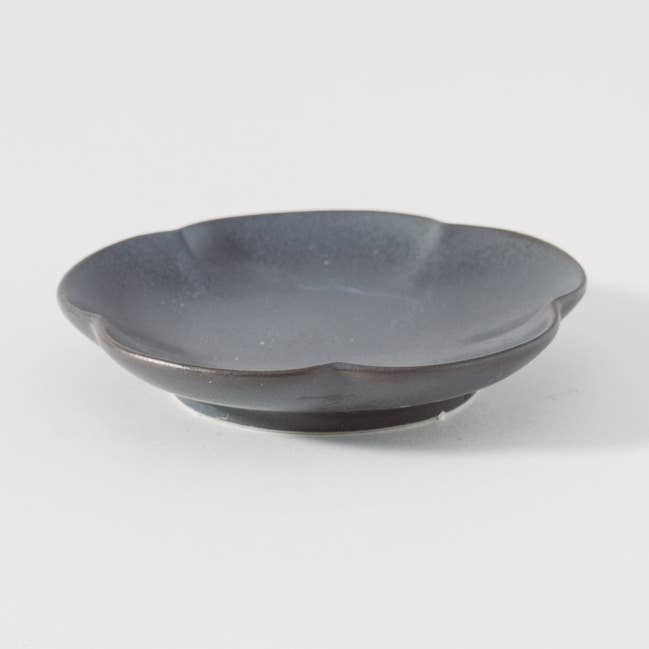 LAKOLE - Wholesale Dish - Mino Ware Mini Dish Ume Blossom Black0