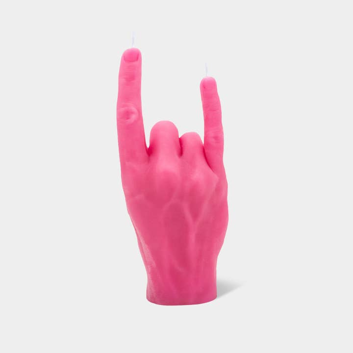 54 Celsius - Wholesale Novelty Candle - CandleHand "You Rock" Candle - Handmade, 8" Tall, Real Skin