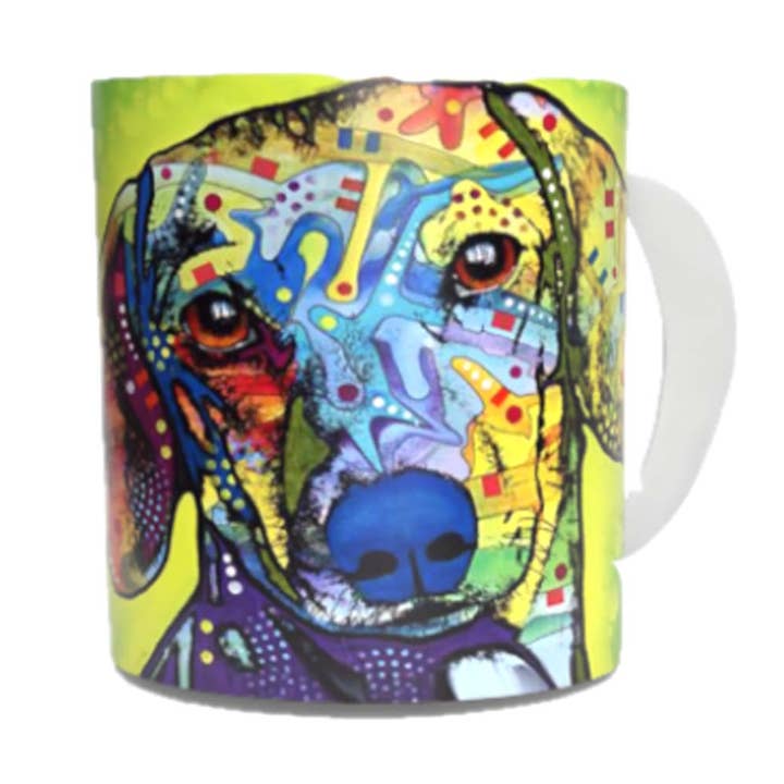 Daschund Coffee Mugs by Dean Russo for wholesale by Natures Window