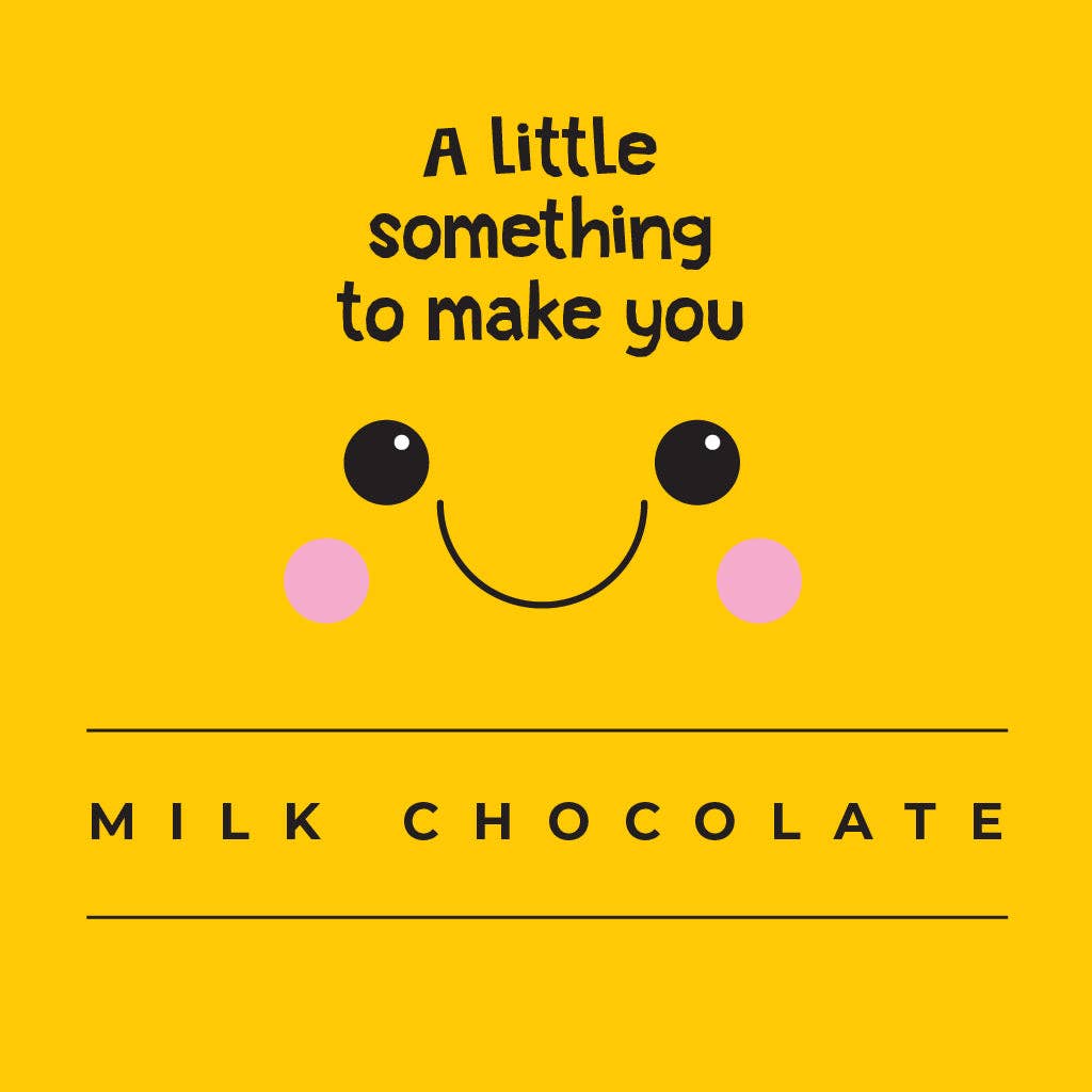 GNAW Chocolate - Wholesale Chocolate Bar - 'Smile' - Milk Chocolate Gift Bar1