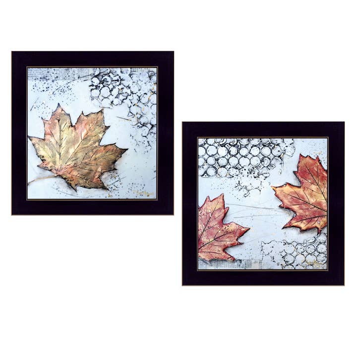 "Channeling Fall Leaves I & III" 2-Piece Vignette for wholesale by Trendy Decor 4U
