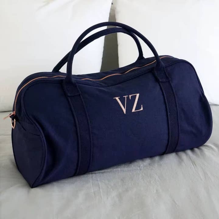 Blank Duffel Bag for Embroidery Weekender Canvas Travel Bag for wholesale by Southern My Sass