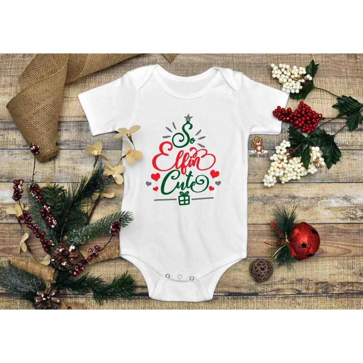 Så Elfin Cute Baby Onesie for engroshandel hos Minnie Made It