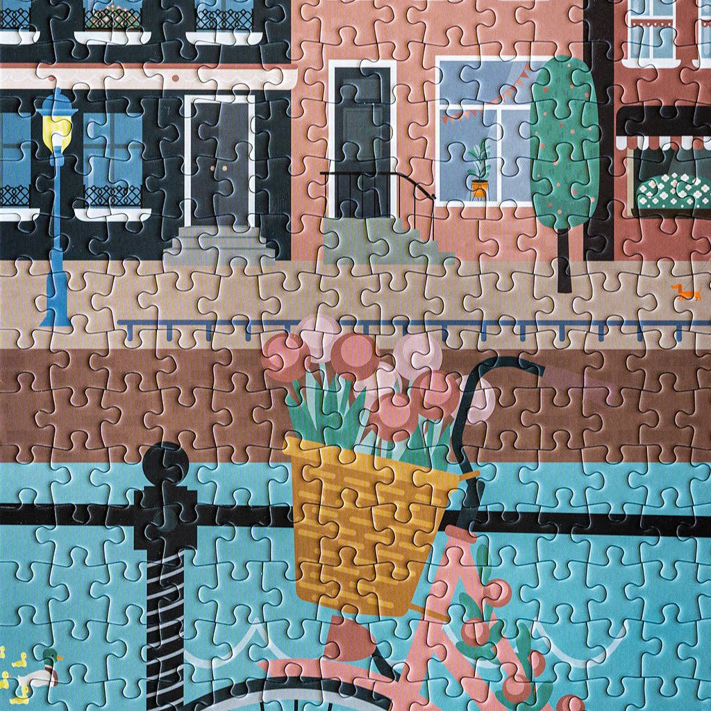 Maison Joliette - Wholesale Puzzle - Adult - Puzzle 1000 pieces Let's pedal along the water3
