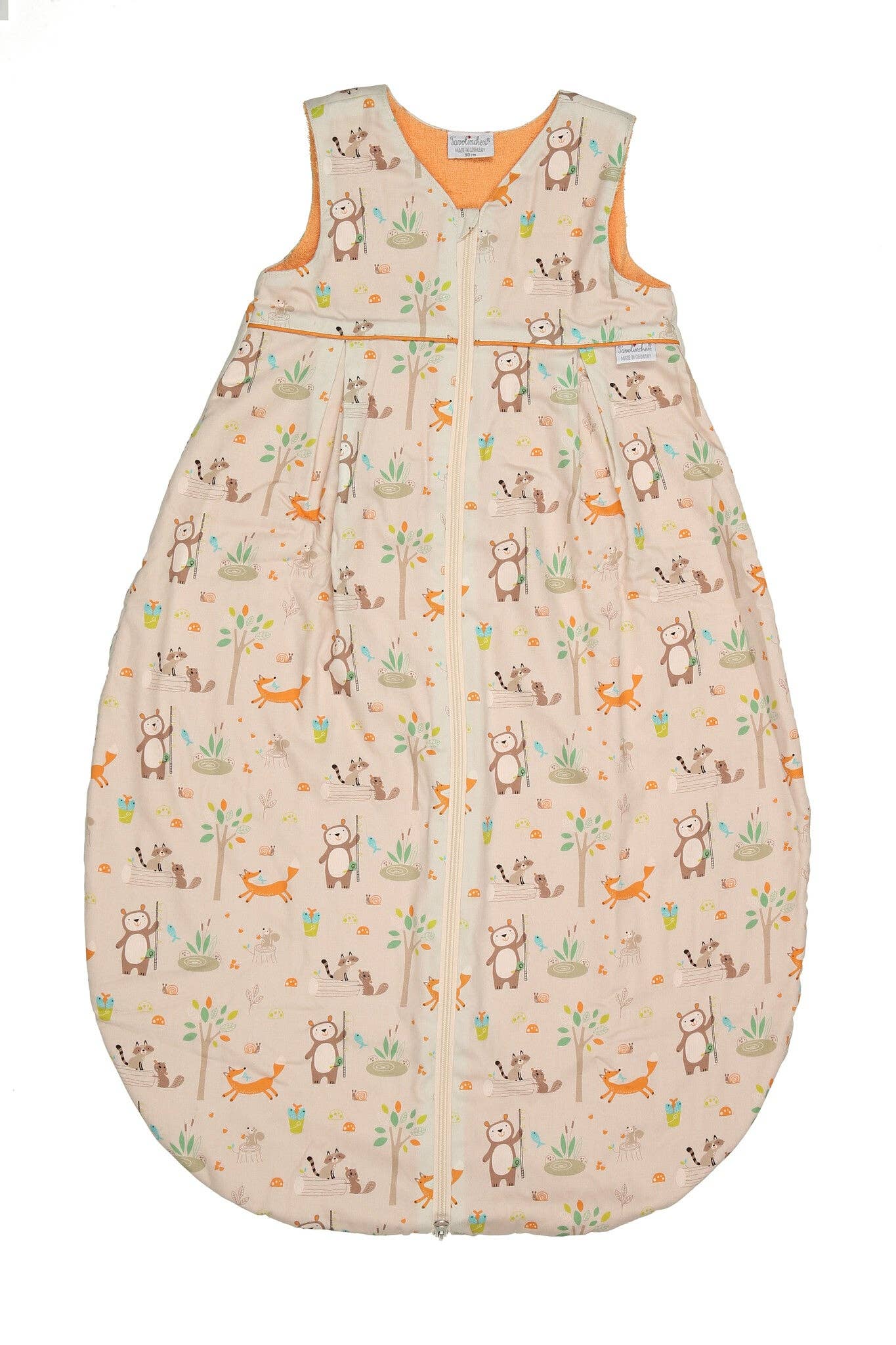 genuine Tavolinchen terry sleeping bag "Raccoon" for wholesale on Faire0