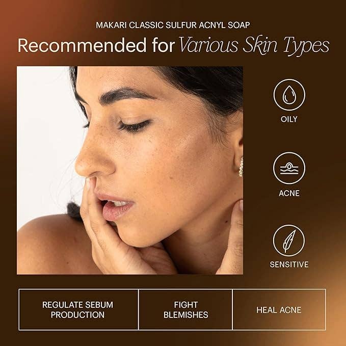 Makari De Suisse - Wholesale Facial Cleanser - Clear Acnyl Sulfur Multi Function Soap4