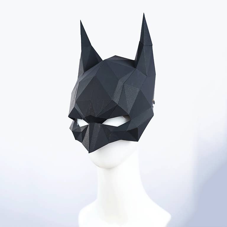 PAPERCRAFT WORLD - Wholesale Doe-het-zelf-knutselset - 3D PaperCraft Batman Origami-masker8