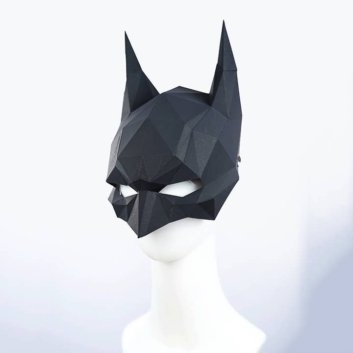 PAPERCRAFT WORLD - Wholesale Doe-het-zelf-knutselset - 3D PaperCraft Batman Origami-masker8