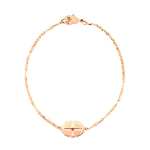 Bracciale Prugna - Rubino per la vendita all'ingrosso da parte di Les Merveilleuses