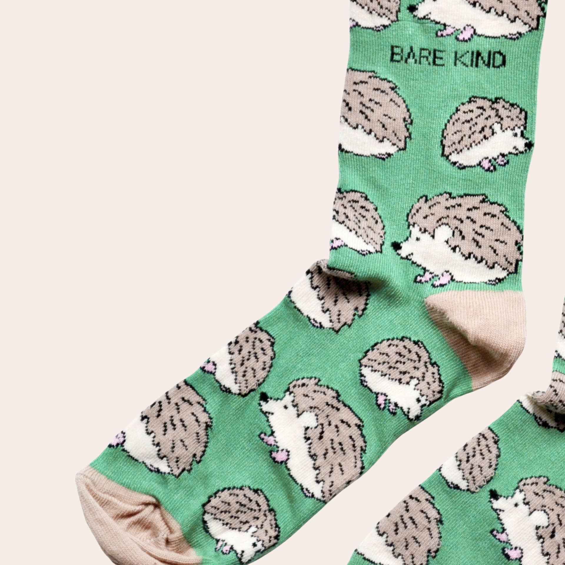 Bare Kind Socks – wholesale Socks – Unisex – Hedgehog Socks | Bamboo Socks | Green Socks | UK Socks3