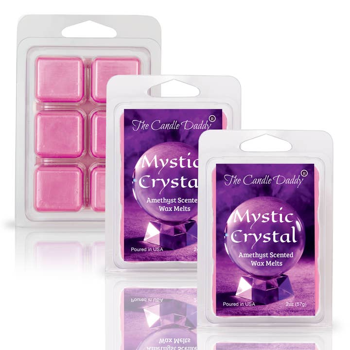The Candle Daddy - Wholesale Wax Melt - MYSTIC CRYSTAL - AMETHYST CRYSTAL SCENTED WAX MELT