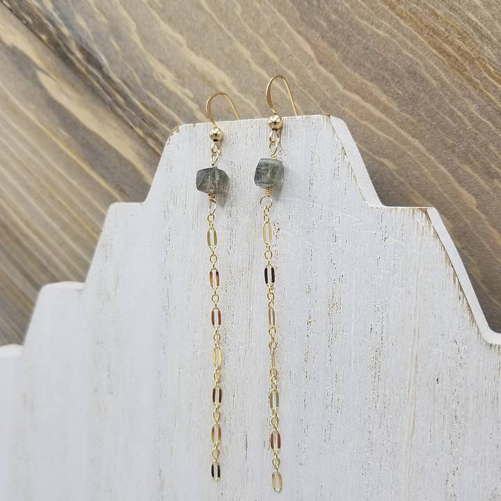 Labradorit Ascent Øreringe for engroshandel hos Tela Bella Jewelry