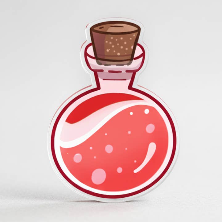 Gettoni da gioco in acrilico rosso pozione 0,75" stampa su entrambi i lati per la vendita all'ingrosso da parte di Naytendo