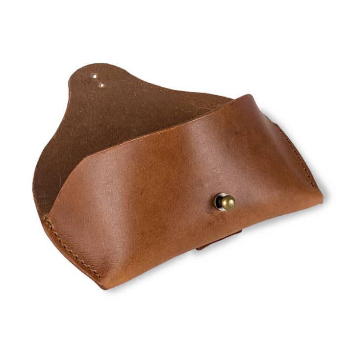 Leather SunGlasses Case | Brown Distressed for wholesale by Artisanallab