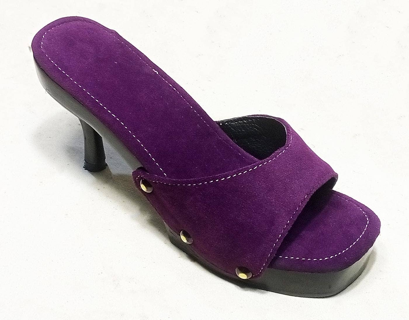 OMES – wholesale High heels – Women’s – Nikky V3: Velvet Stiletto Heels Pump Sandal Hand-Made Suede1