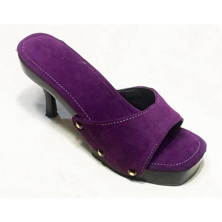 OMES – wholesale High heels – Women’s – Nikky V3: Velvet Stiletto Heels Pump Sandal Hand-Made Suede1