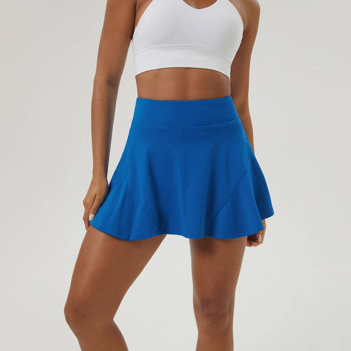 Sodalemon - Wholesale Athletic Skirt - Women's - Fitness Culottes Outdoor With Pocket Sport Tennis Skirt2