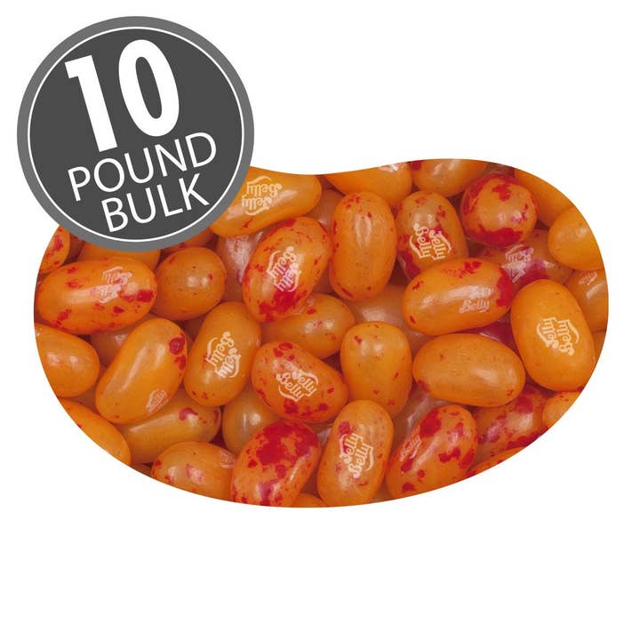 Jelly Belly Peach Jelly Beans 10 Pounds Bulk Candy for wholesale by Grandpa Joe's Candy Shop