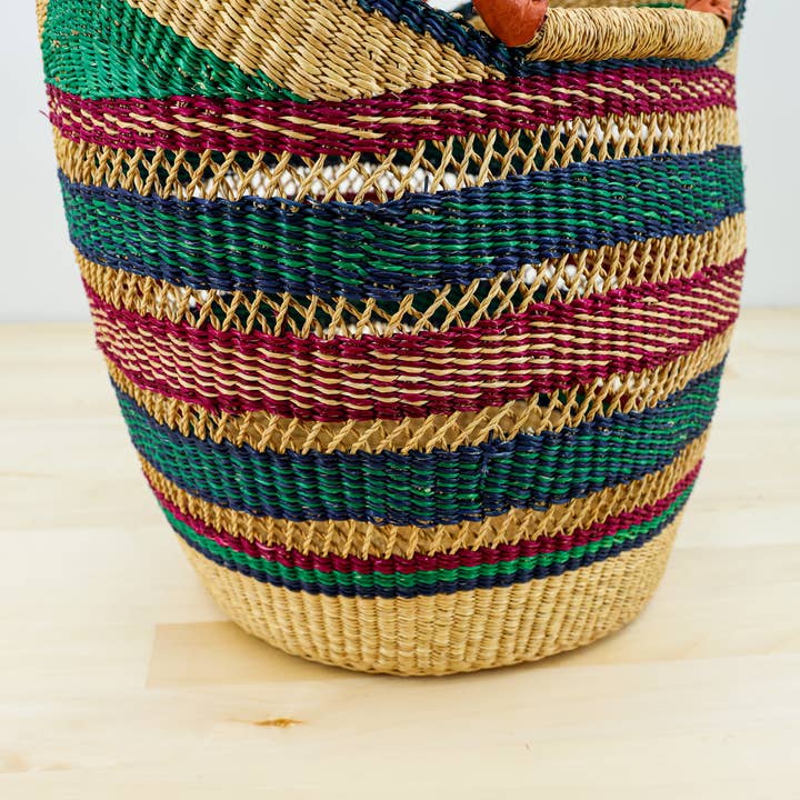 Gitzell FairTrade – Engroshandel Indkøbspose/indkøbstaske – Multikurvetaske, U-Shopper flerfarvet5