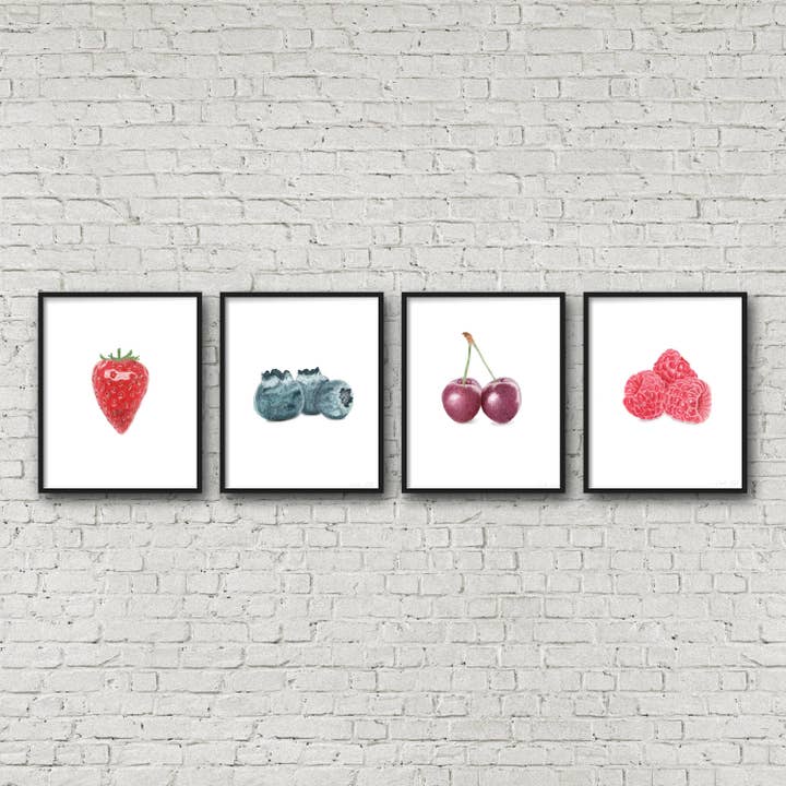 Emilie Taylor – wholesale Konsttryck – Akvarell citron målning, frukt tryck, kök utskrifter, trädgårdsmästare gåva, frukt konst, akvarell citron3