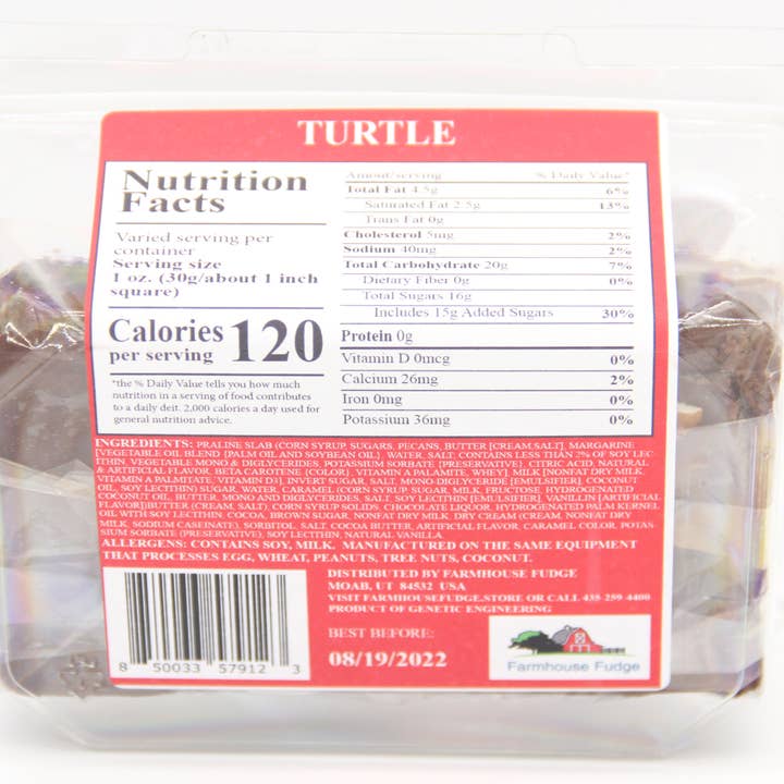 Farmhouse Fudge - Wholesale Fudge - Turtle Fudge 8 oz.4