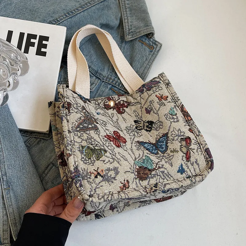 Serenity Collective - Wholesale Tote Bag - Women's - Butterfly Canvas Tote Bag0