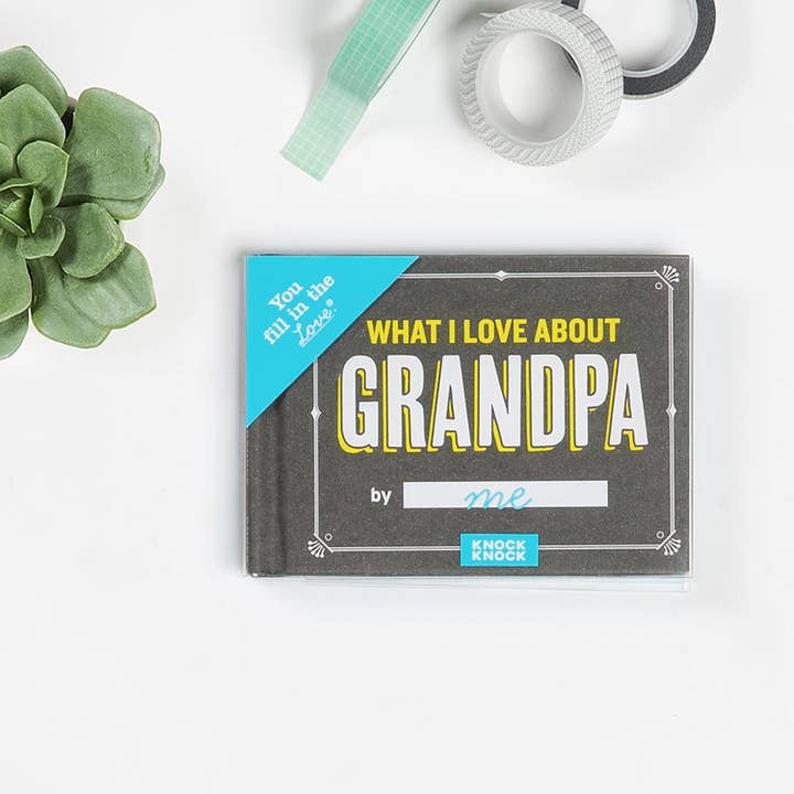 Knock Knock - Wholesale Book - Adult - What I Love about Grandpa Fill in the Love® Book