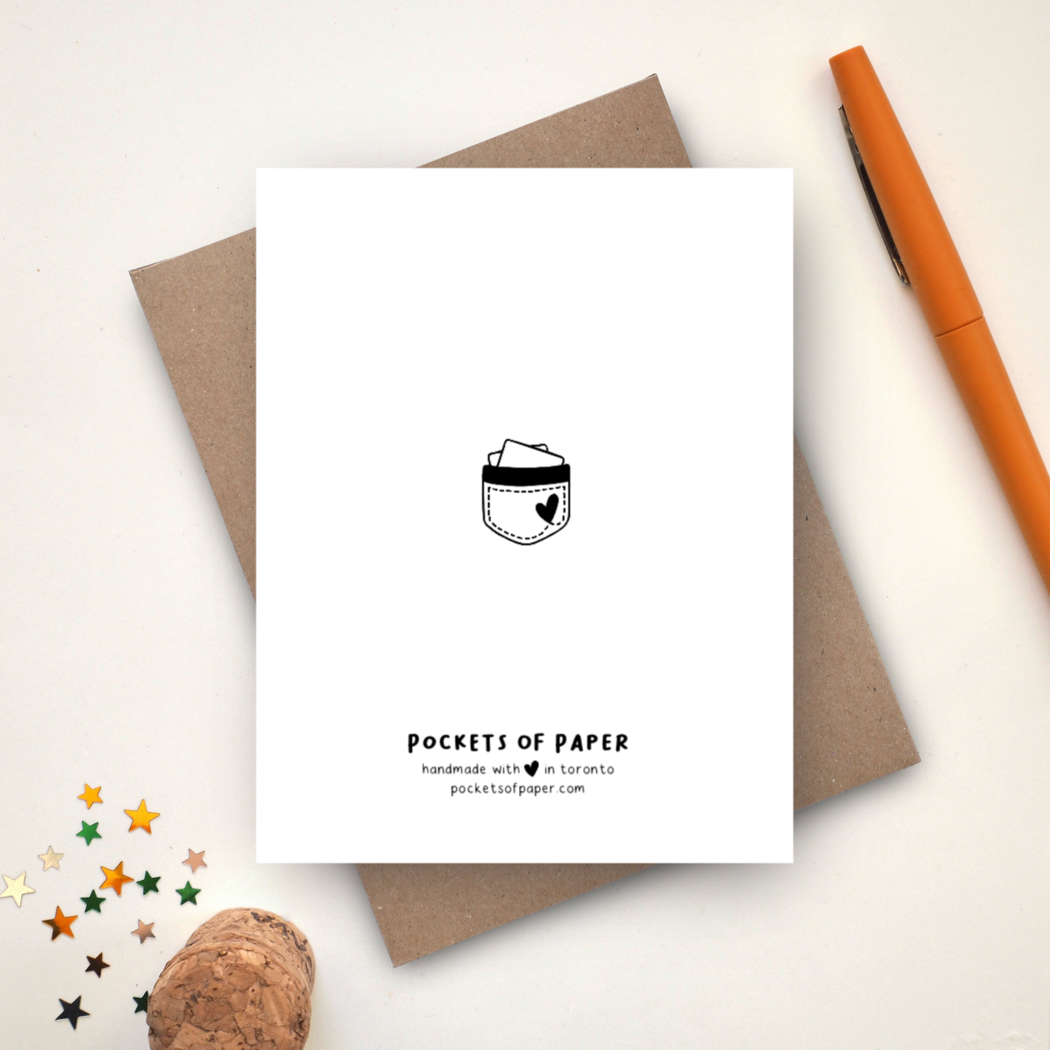 Pockets of Paper - Wholesale Birthday Card - Birthday Babe Card1