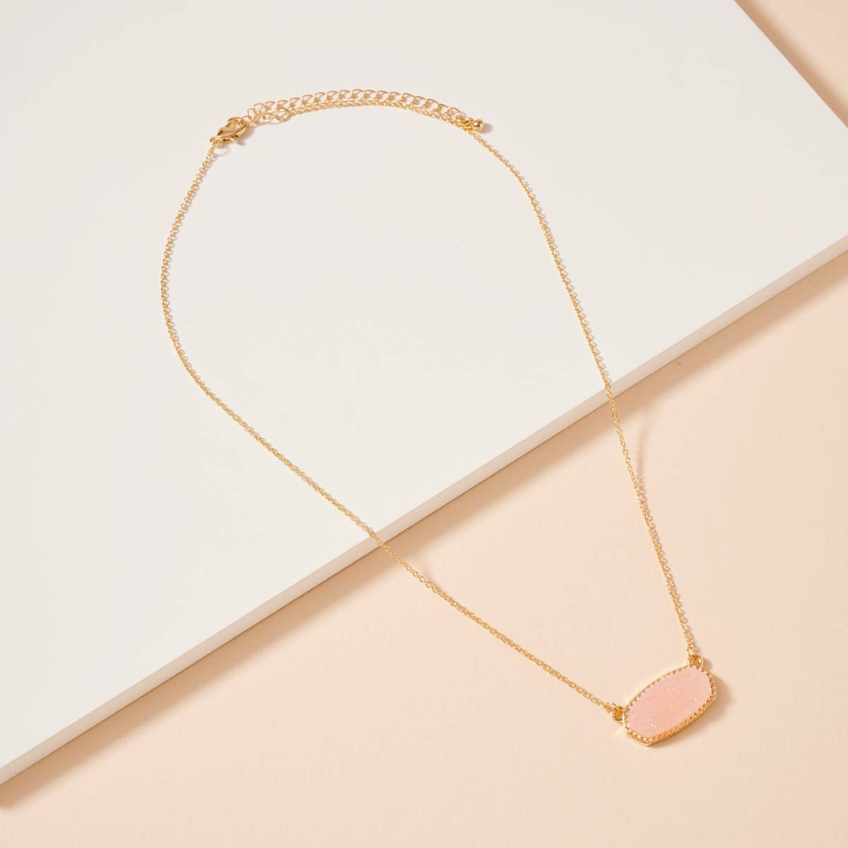 Lilla Haven - Wholesale Pendant/Charm Necklace - Druzy Stone Charm Short Necklace13