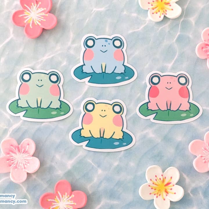 Froggy Stickers for wholesale by doodlemancy