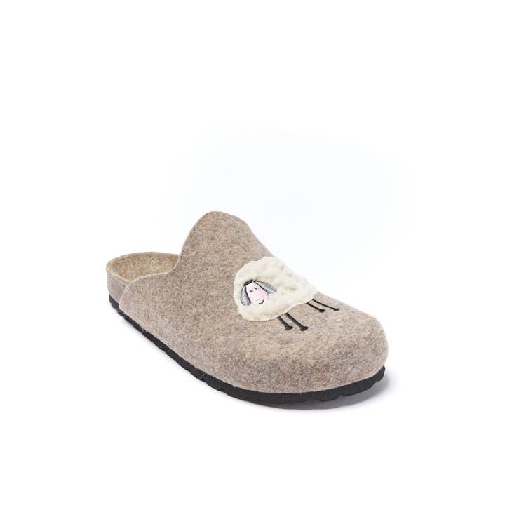 Mandél - Wholesale Slippers - Women's - Beige slipper. Art. MI21363