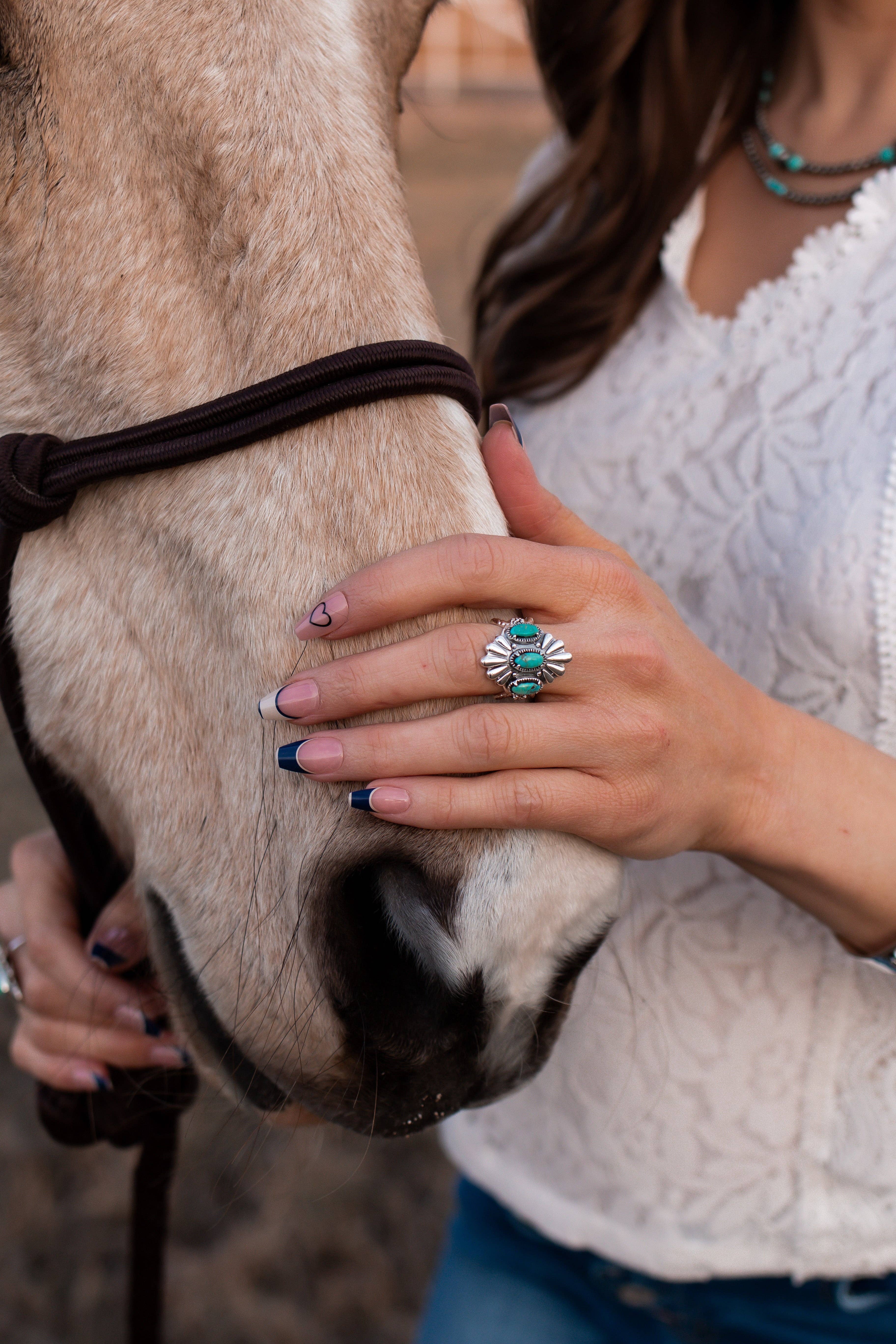 Krush Kandy - Wholesale Cocktail/Statement Ring - Free As The Wind Triple Stone Ring7