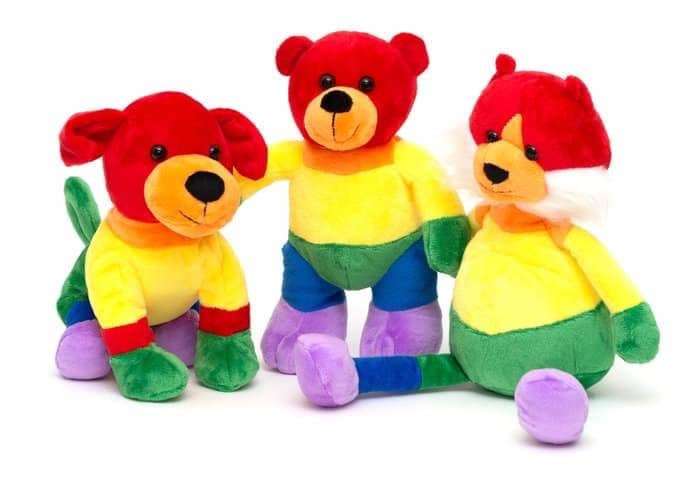 Jomanda Soft Toys & Accessories – wholesale Stuffed/plush toy – Kids & baby – Cat Rainbow Plush Soft Toy Gay Pride - 18cm3