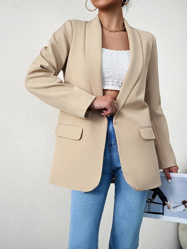 VividLux - Wholesale Blazer – Women's - Temperament commuter lapel ladies blazer suit