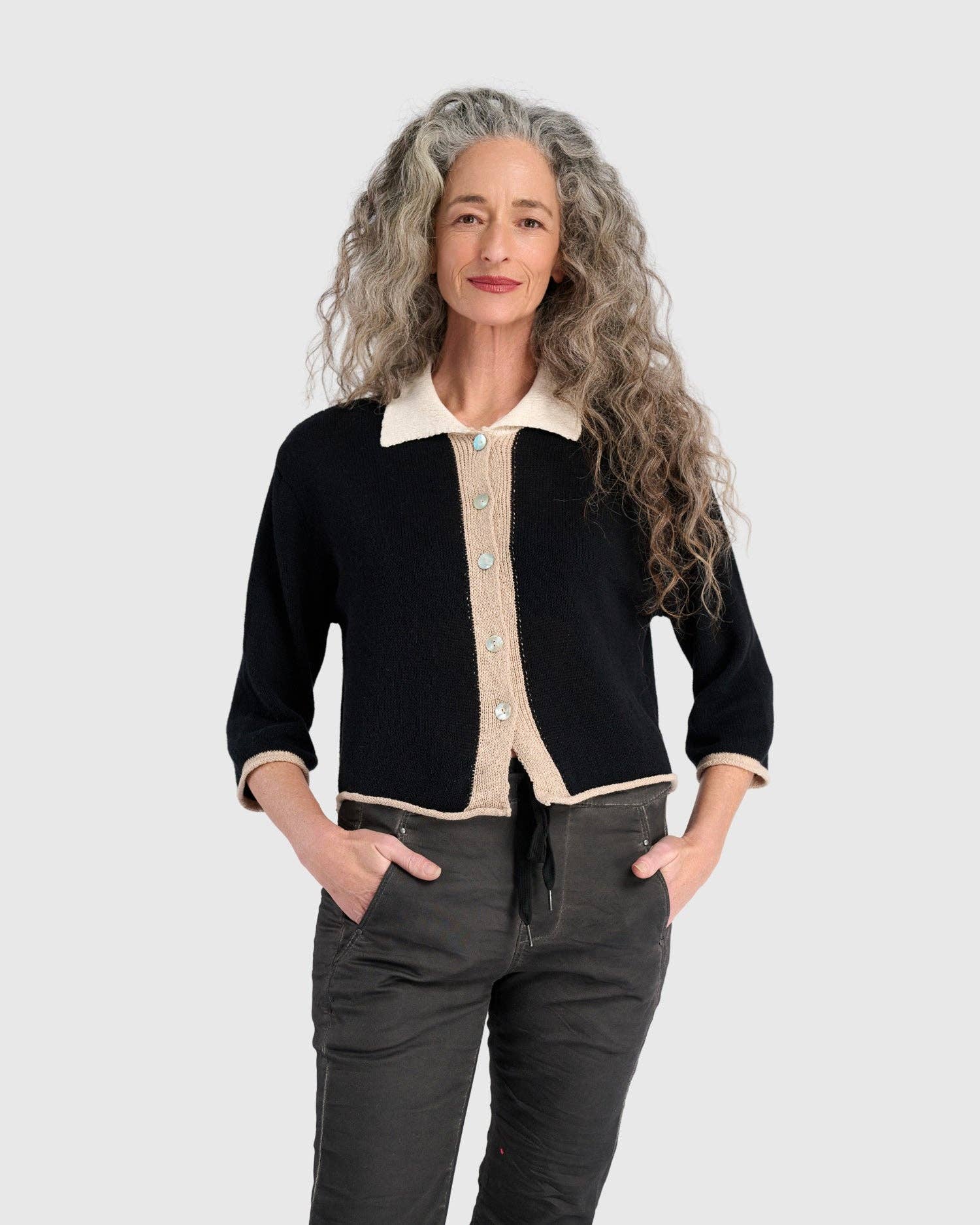 MIX Coco Cardigan, Black for wholesale on Faire1