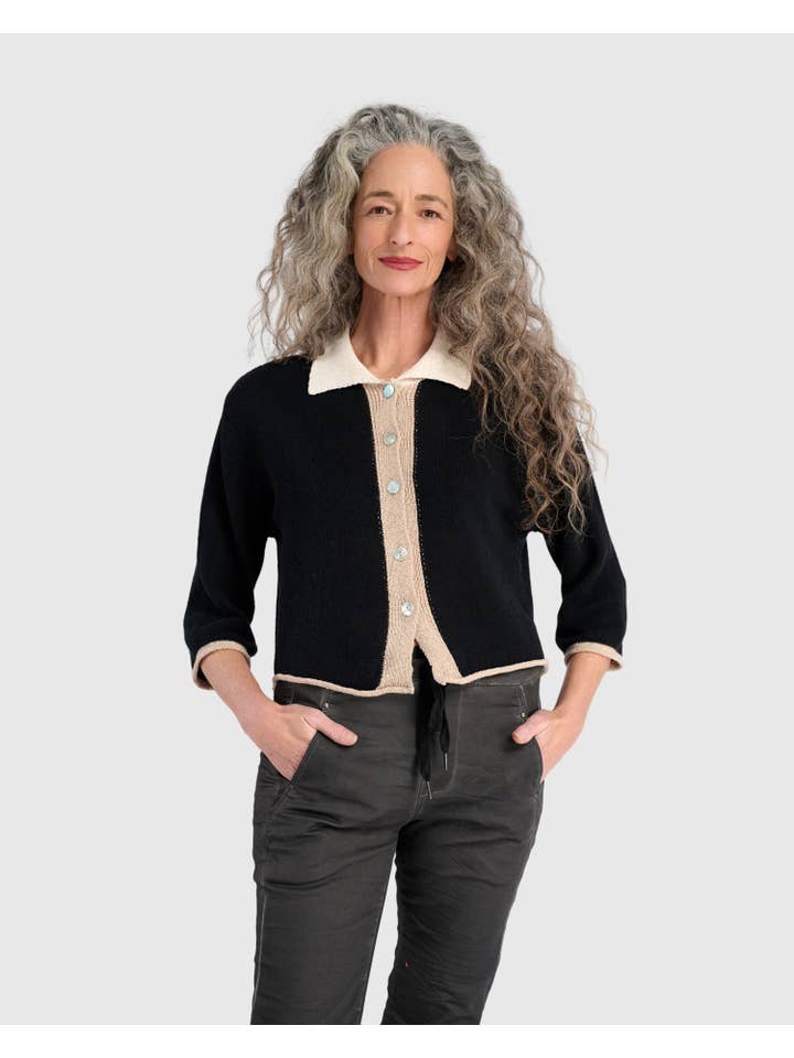 MIX Coco Cardigan, Black for wholesale on Faire1