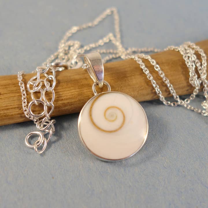 Ajmer by Jodi - Wholesale Individual Charm/Pendant - Petite Round Eye of Shiva Pendant in Sterling Silver5