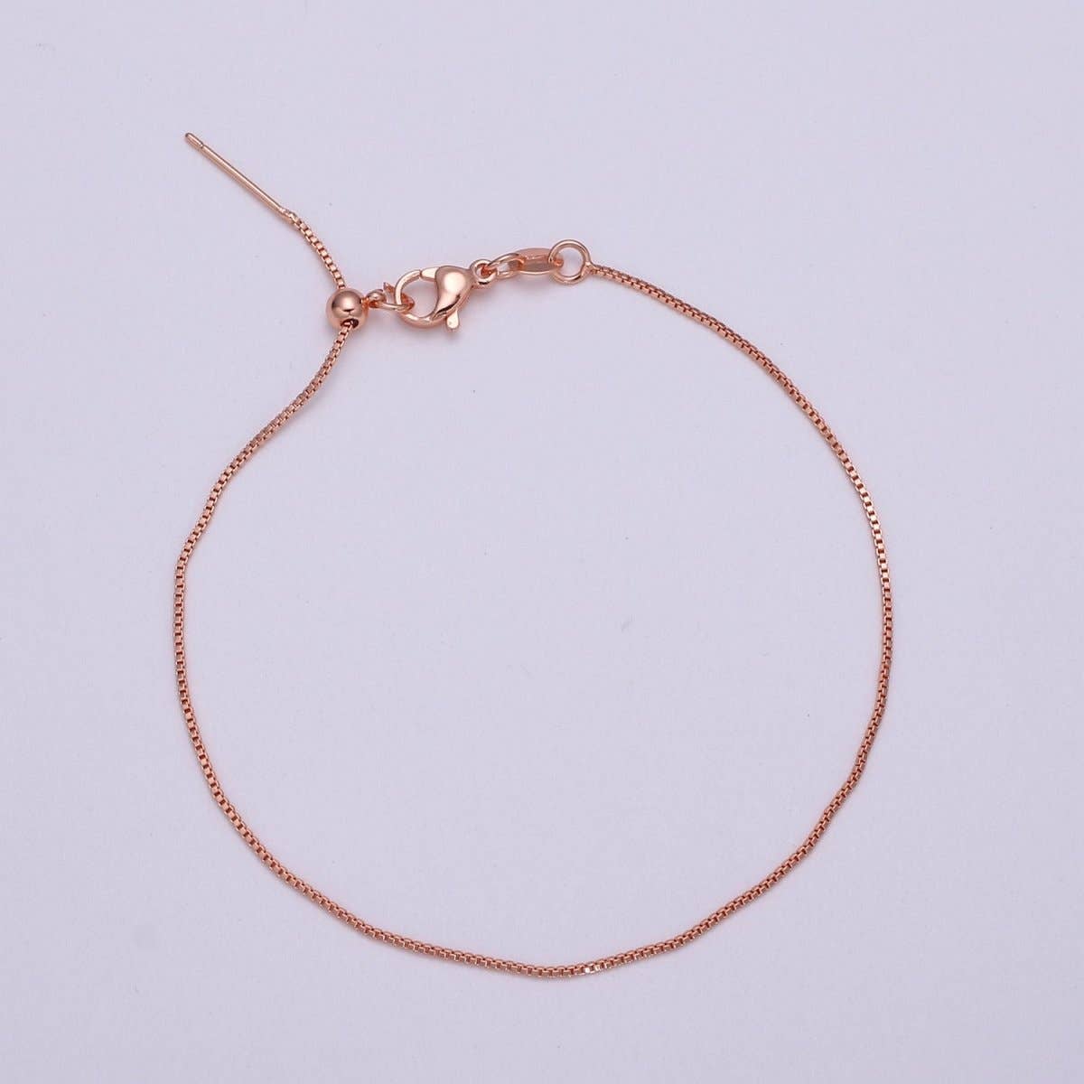 Aim Eternal - Wholesale Craft Supplies - Gold Filled 0.8mm 21.0 inch long Chain with Lobster Clasp For DIY Jewelry Making Chain NECKLACE Supplies Kit  L-198~L-2013