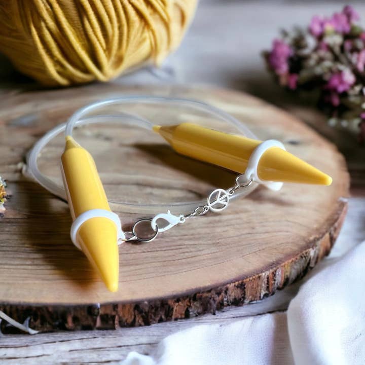 Chunky Needle Cuffs | Needle Huggers | Knitting # for wholesale by Happy Day Knitting