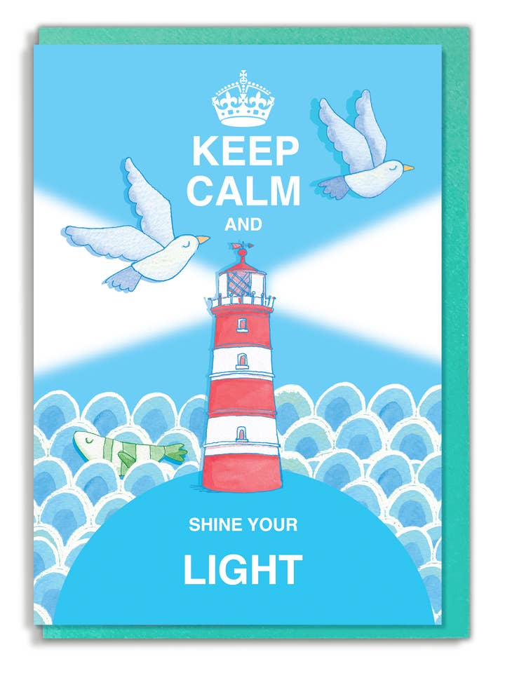 Håll lugn och skina ditt lätta gratulationskort för wholesale av HOOLI MOOLI