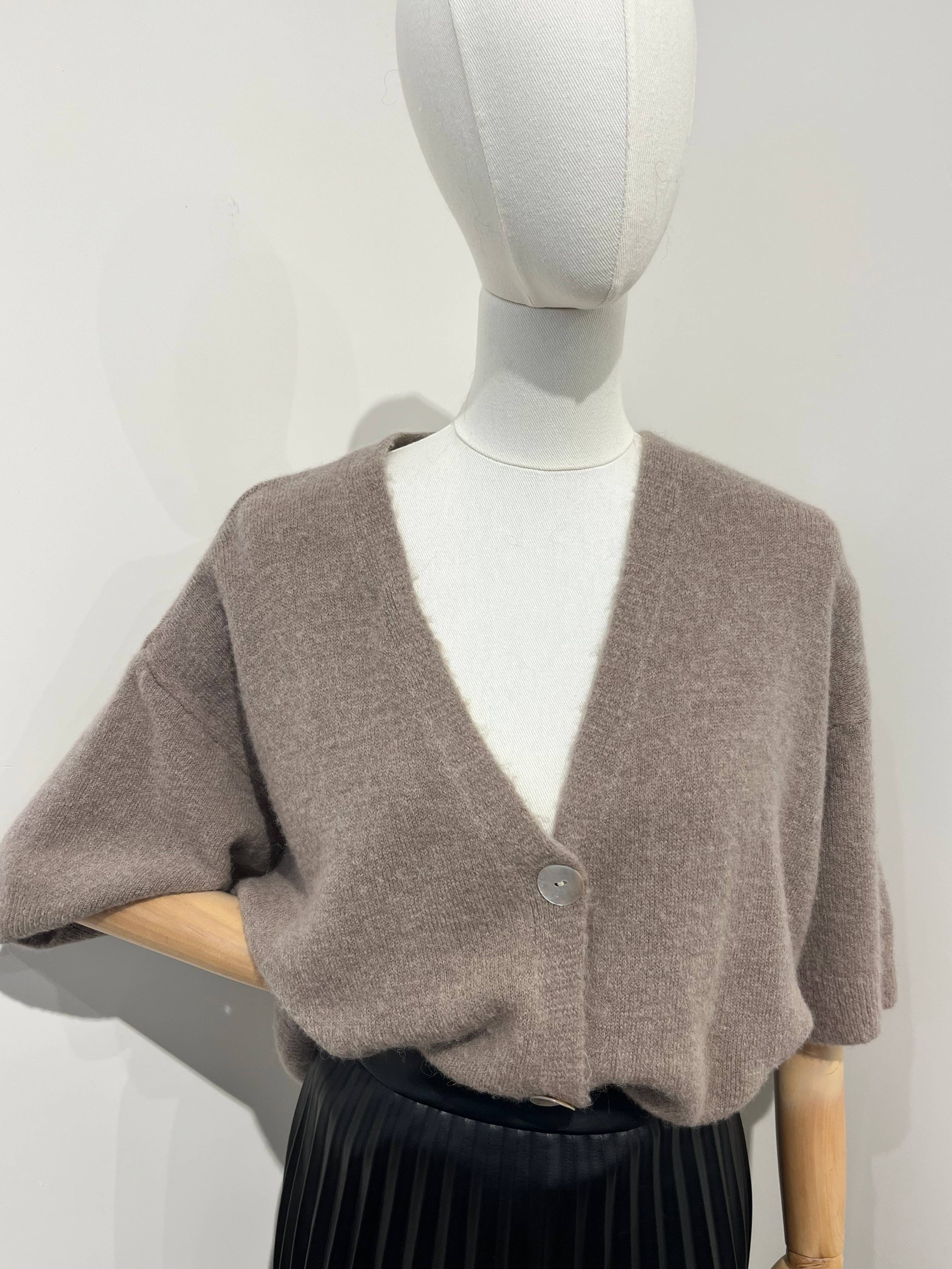 Orice – Engroshandel Cardigan - Dame – Kortærmet vest i 30% baby alpaka strik - Orice3