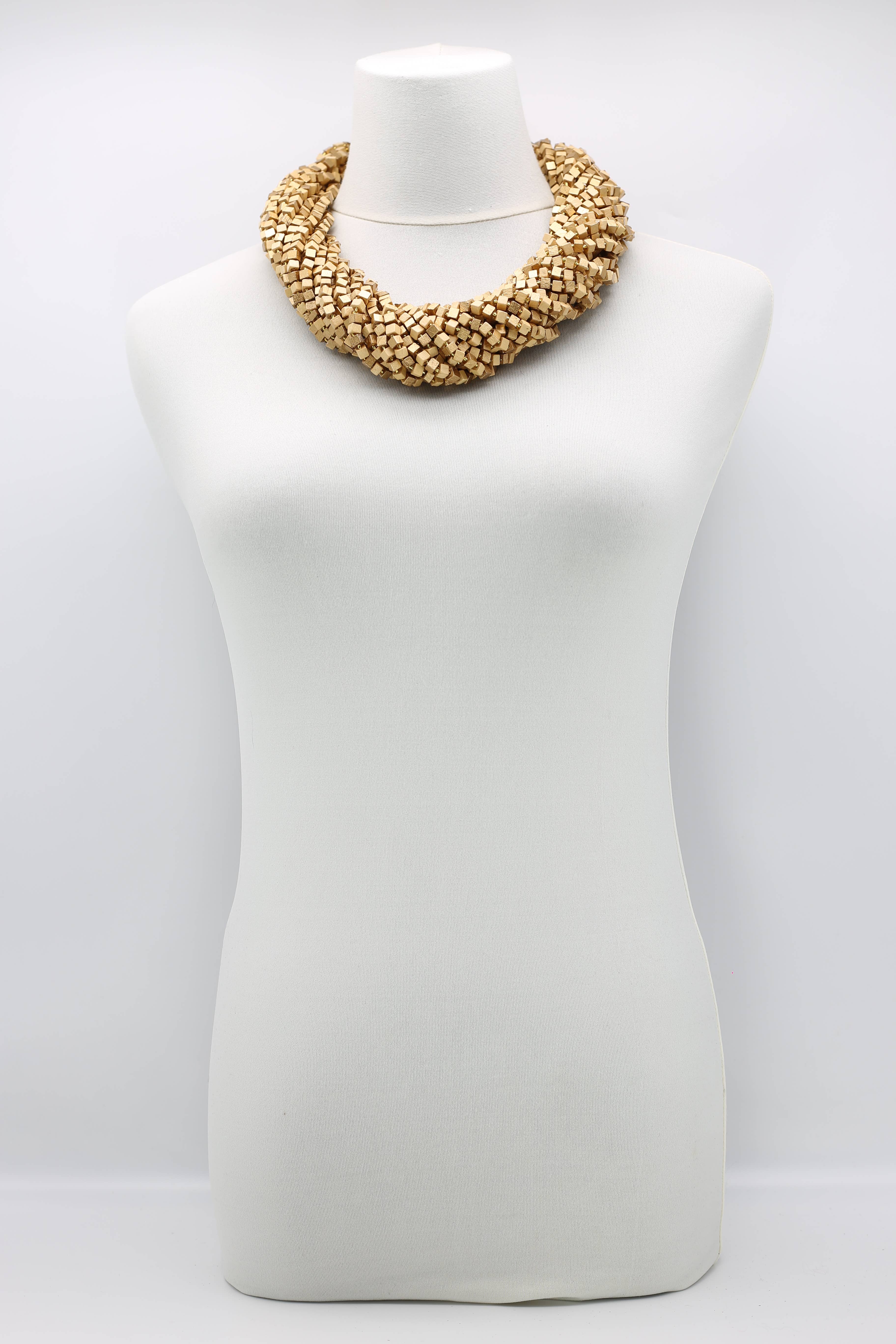 Jianhui London – Engroshandel Perlehalskæde – Den næste Pashmina halskæde Træperler - Mosaic Art38