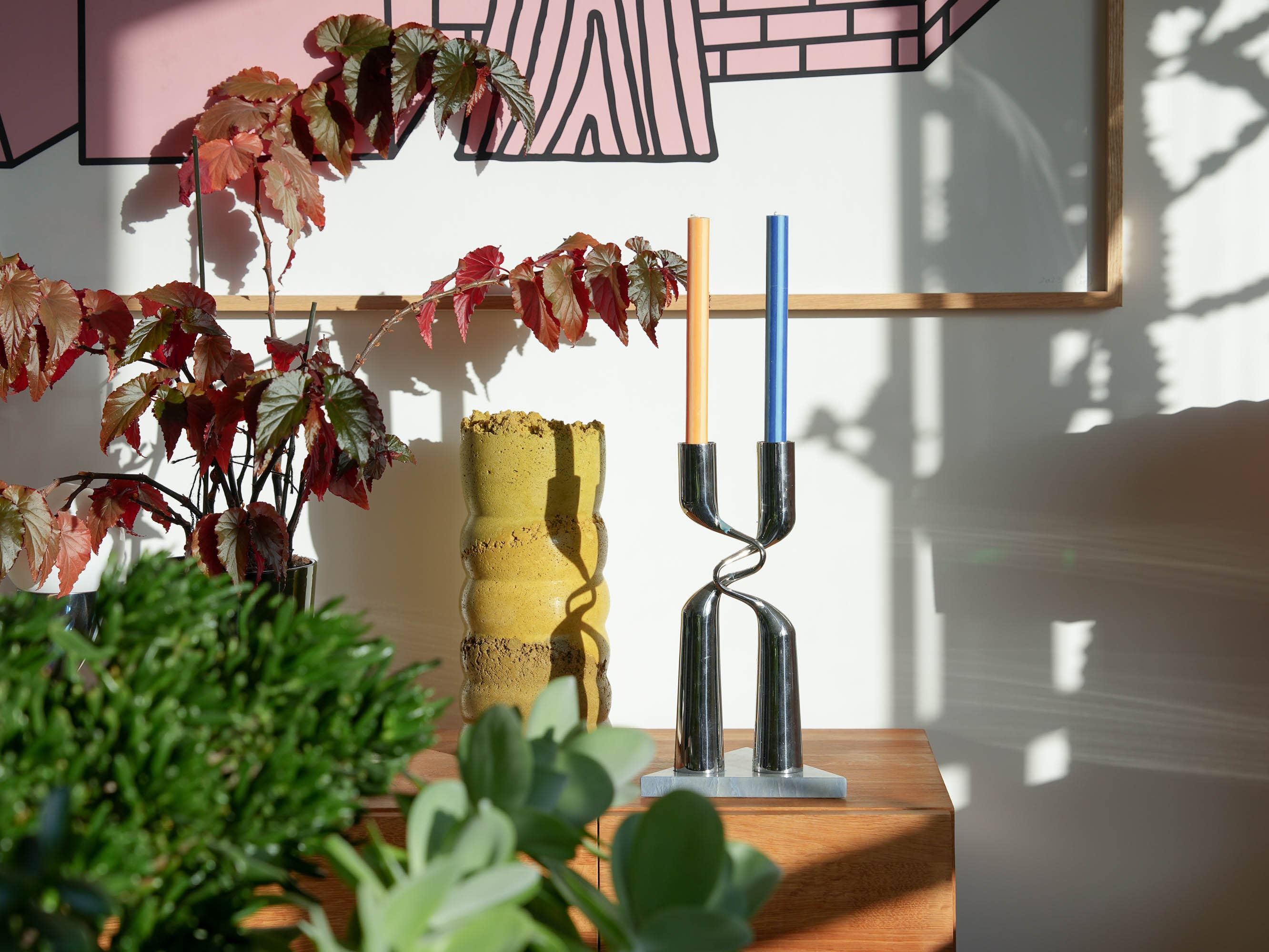 YOD&CO - Wholesale Tapered Candle/Candlestick - Stripe Dinner Candle (STOCK)25